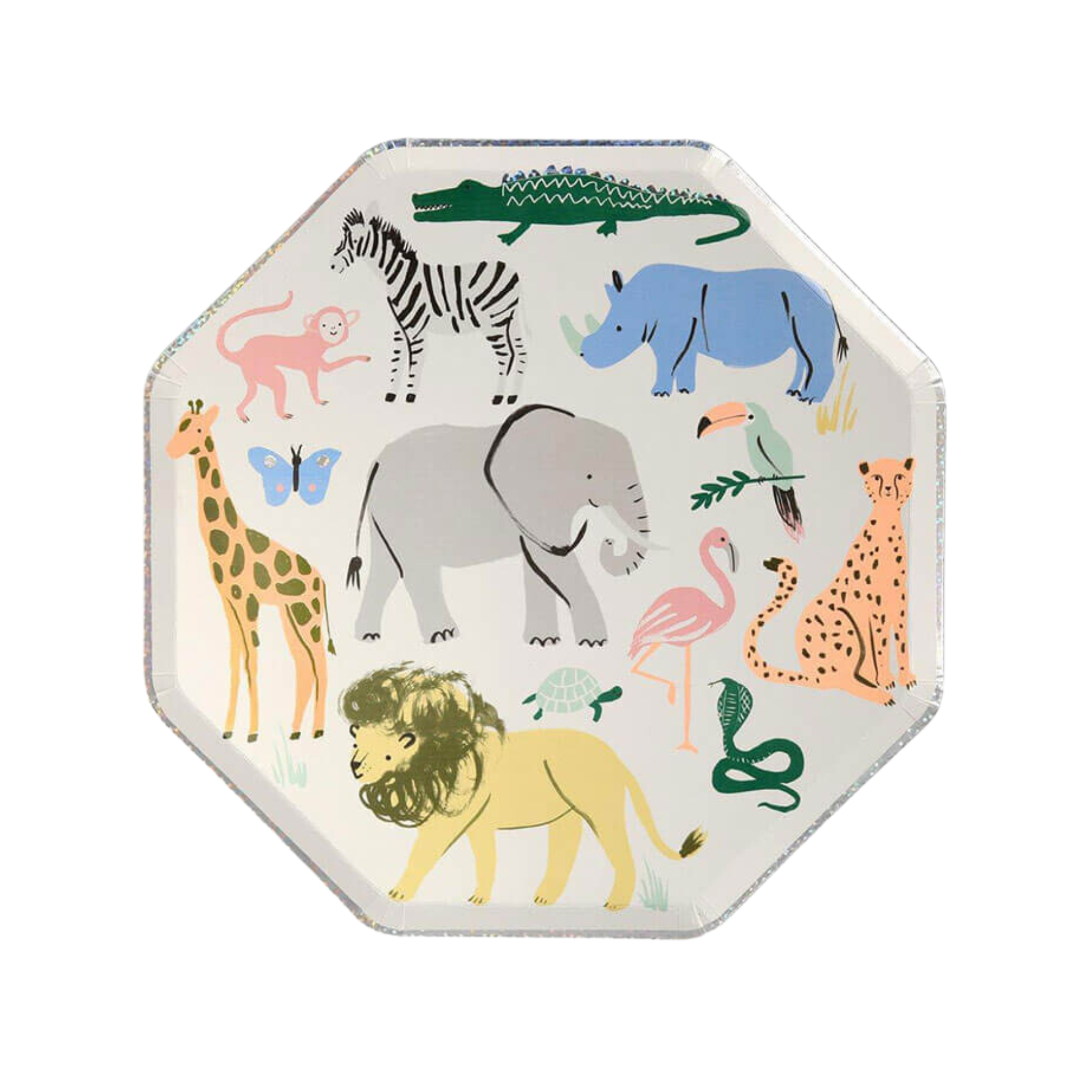 Safari Animals Dinner Plates (set of 8)