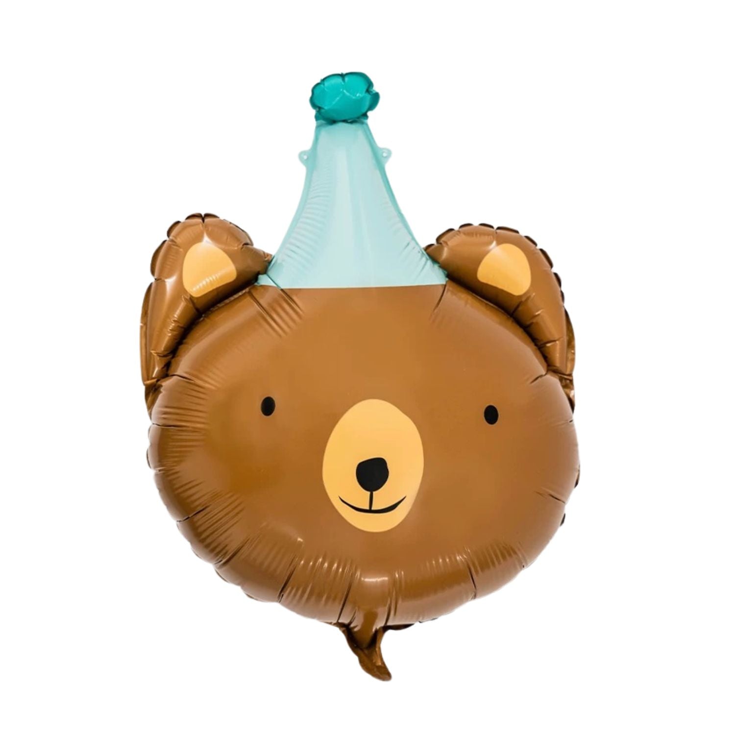 Happy Bear Head Foil Balloon