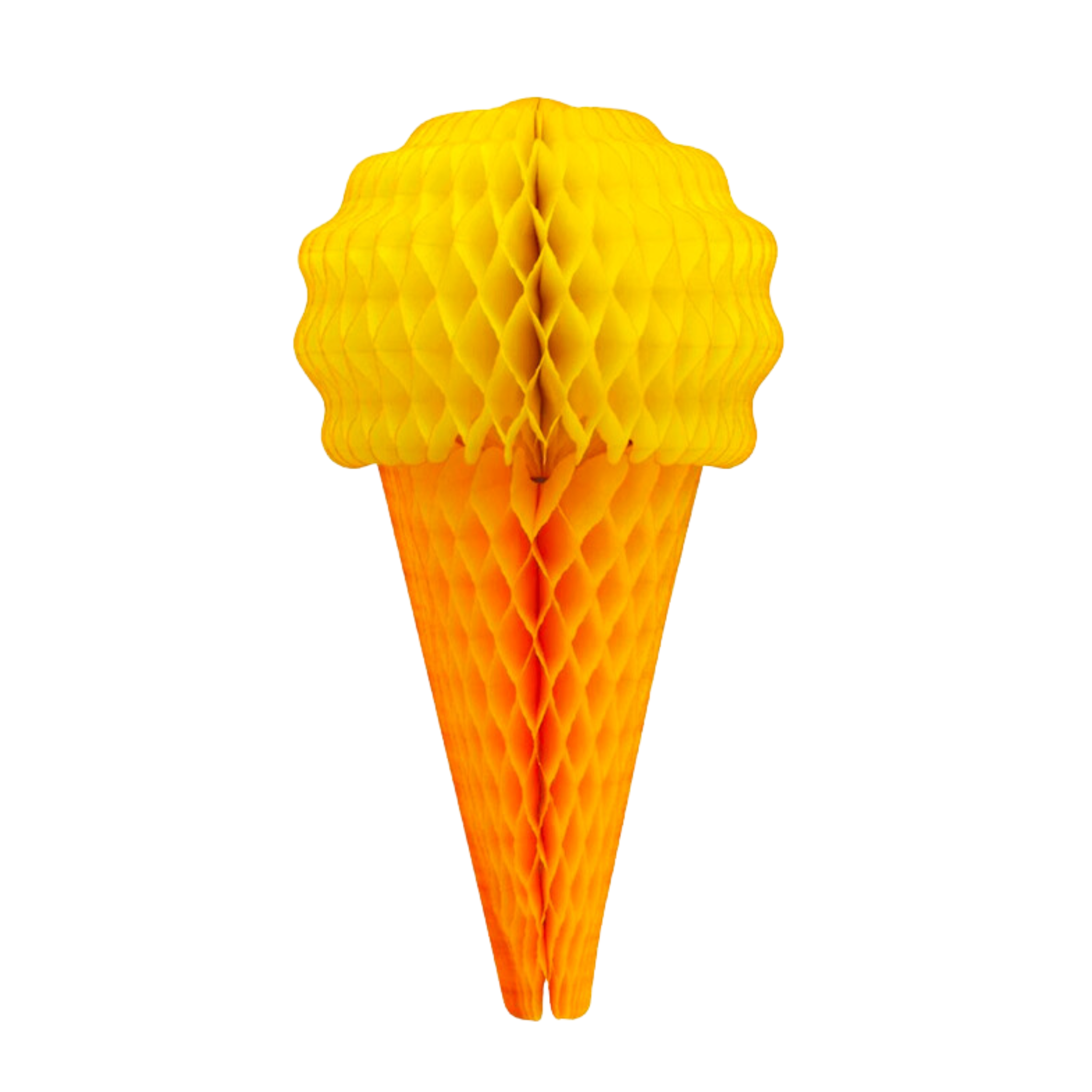 Ice Cream Shaped Honeycomb Decor