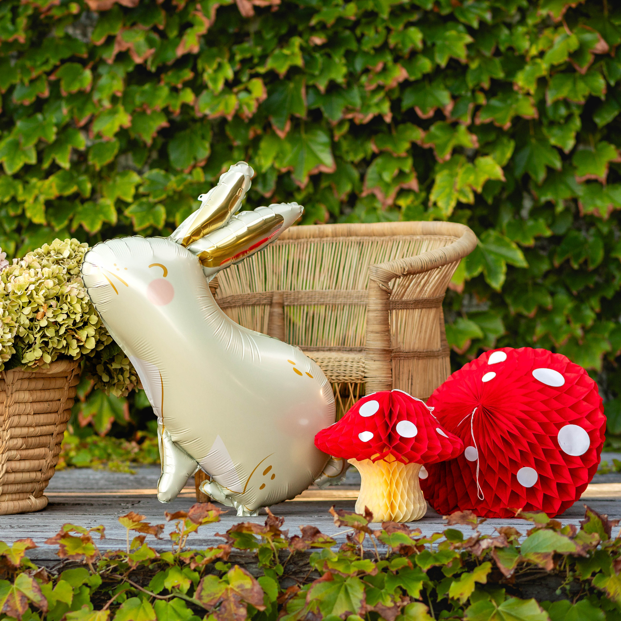 Mushroom Lantern, Red