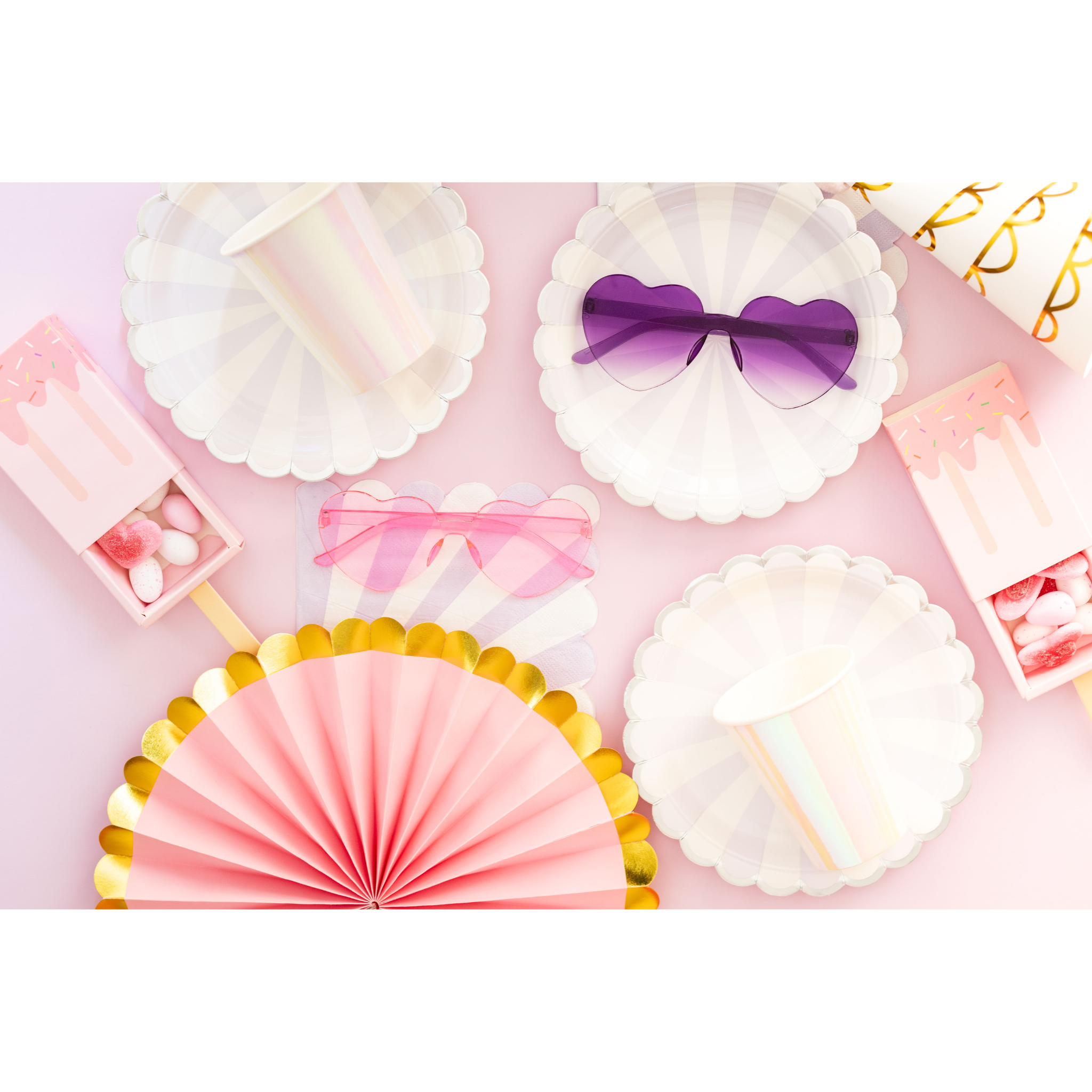 Ice Cream Candy Favour Boxes (set of 4)