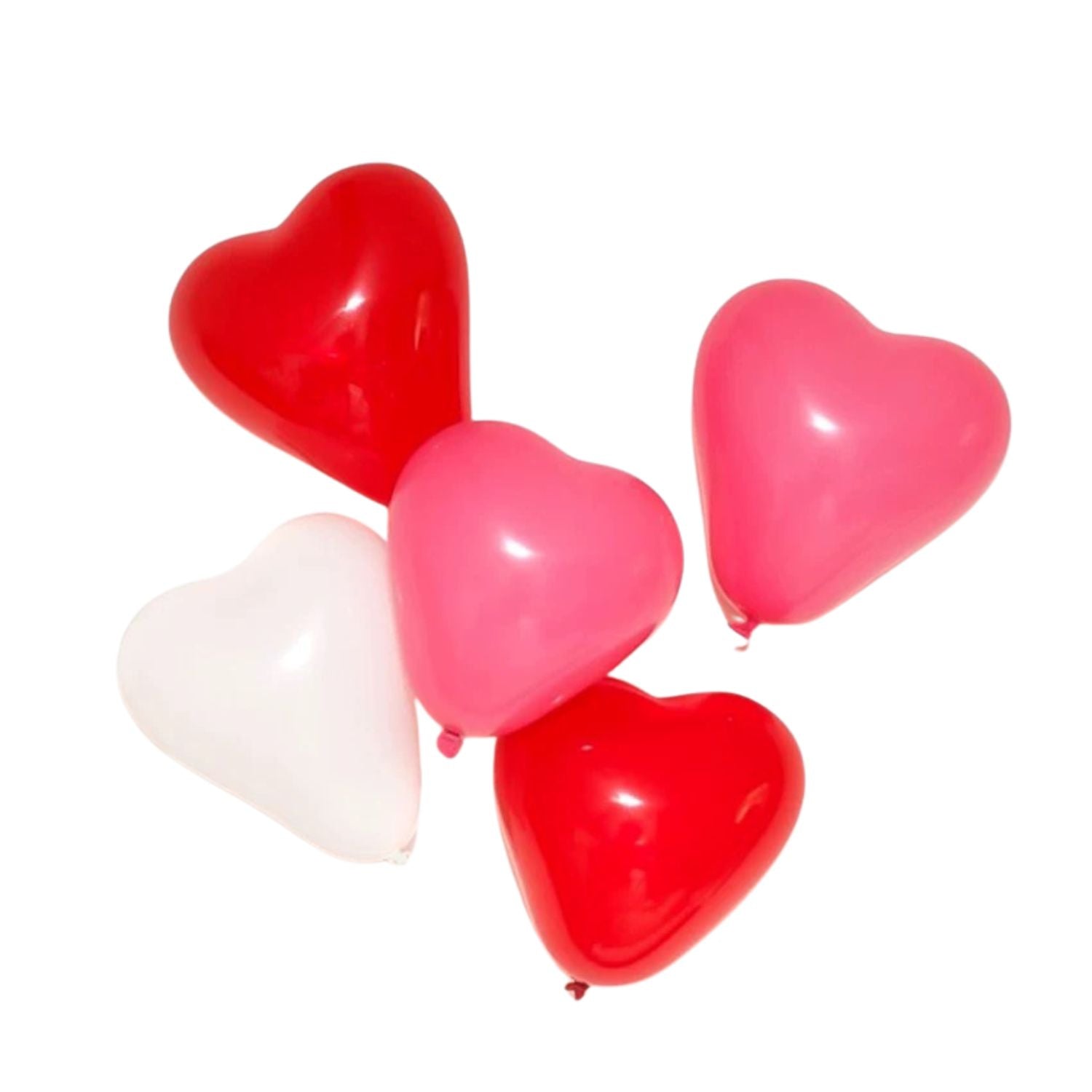 Valentines latex balloon mix (set of 5)