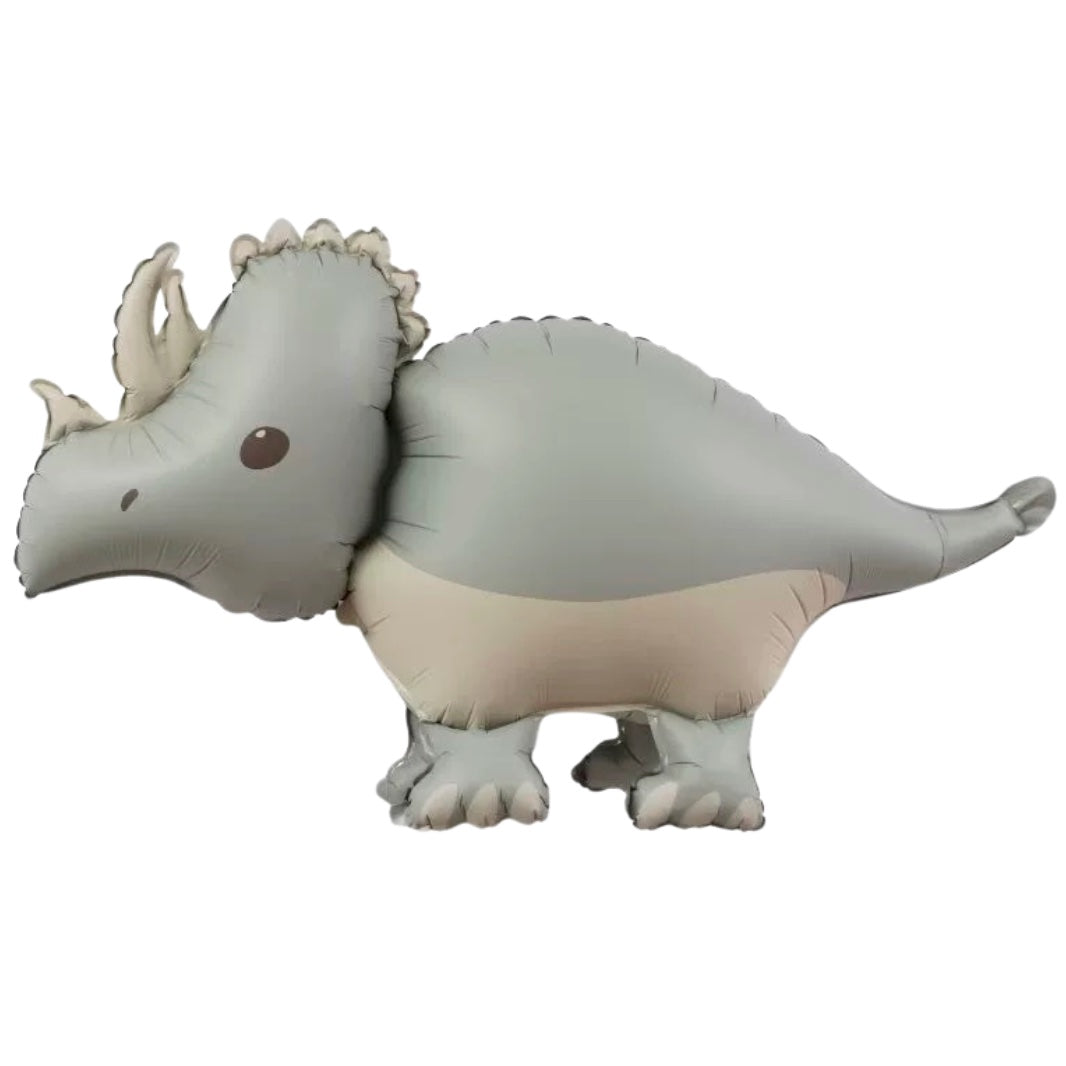 Limited Edition Triceratops Shaped Foil Balloon, Matte