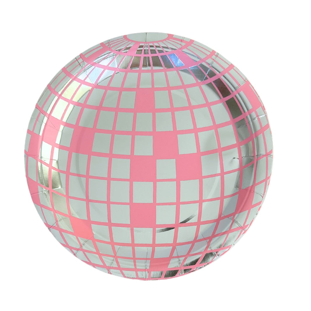 Disco Ball Themed Plates (set of 25)