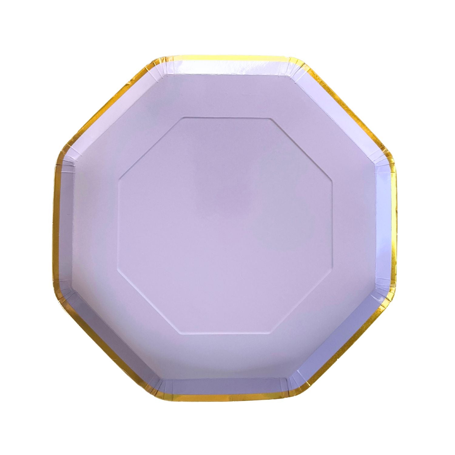 Lilac Octagonal Plates (set of 8 )