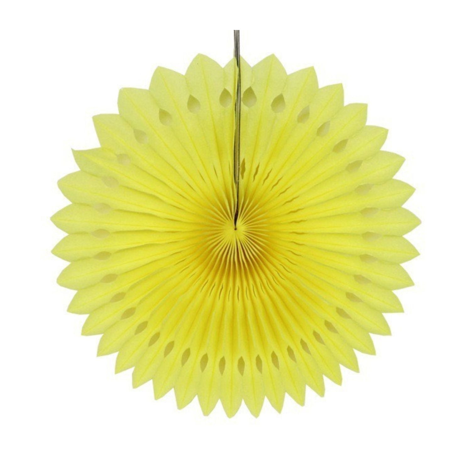 Yellow Honeycomb Fan, medium (set of 1)