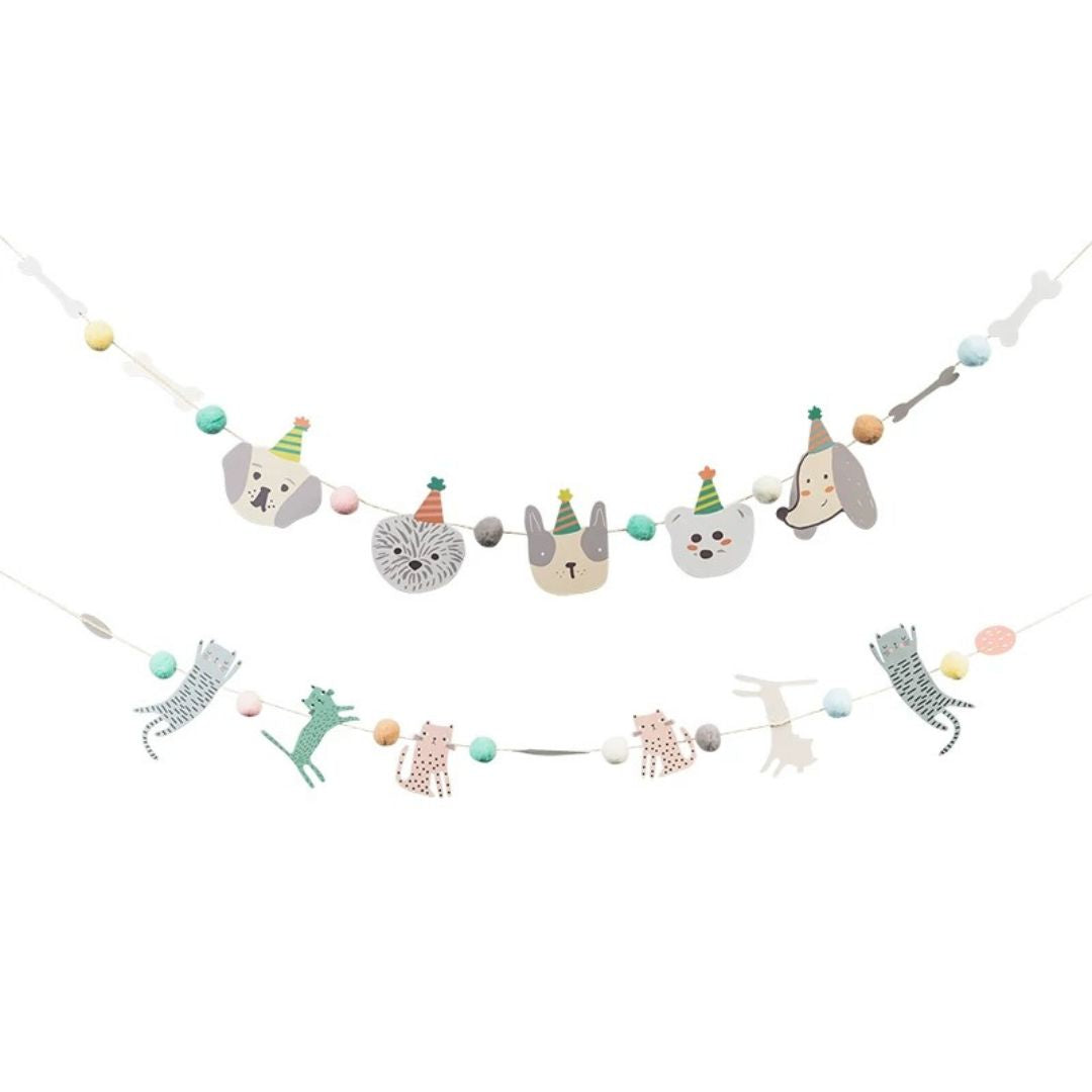 Cat / Dog Themed Garland (9 piece)