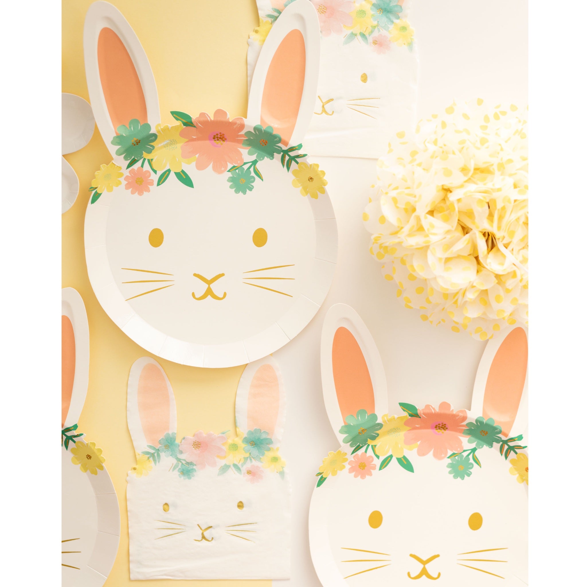 Floral Bunny Napkins (pack of 20)