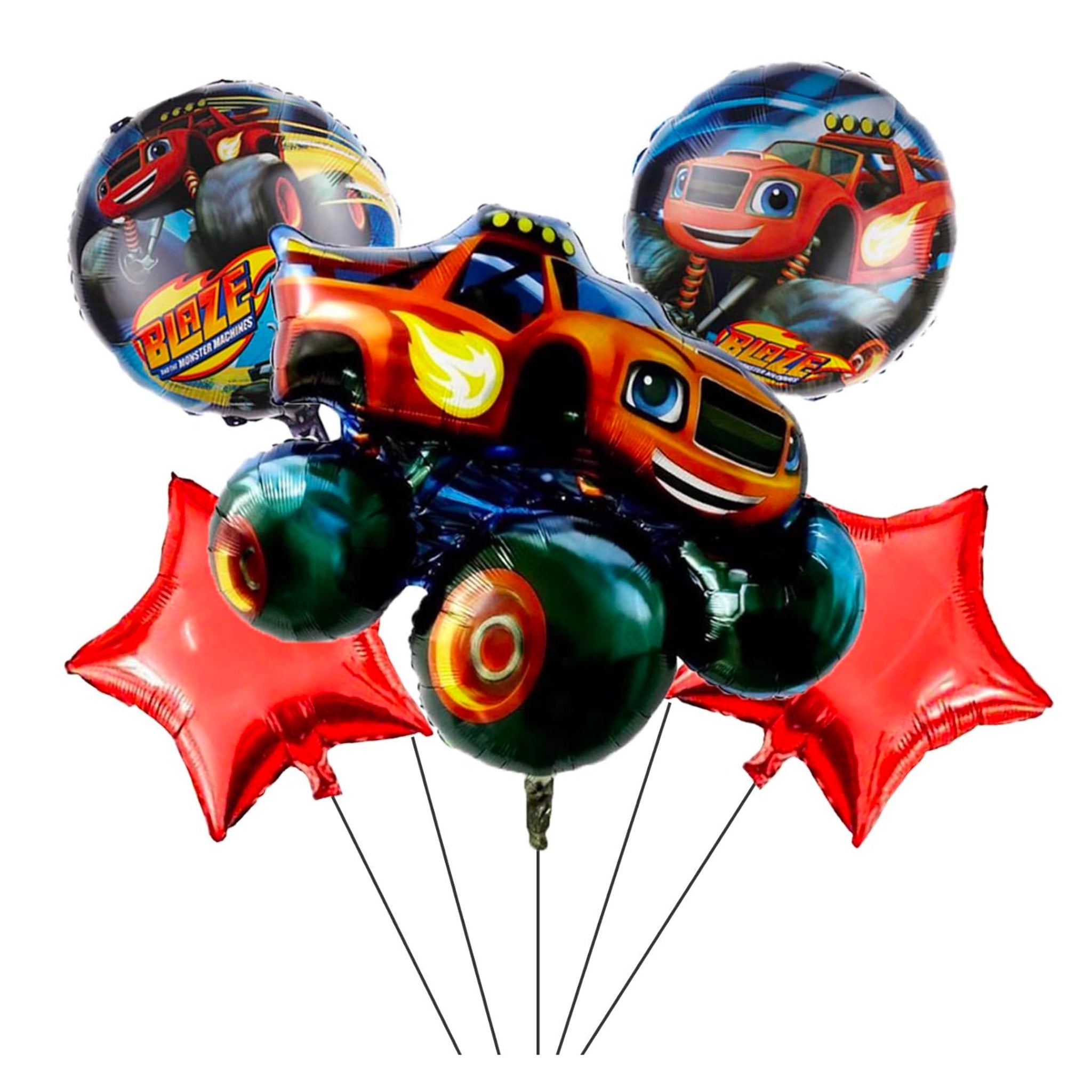 Blaze and the Monster machine foil balloon (set of 5)