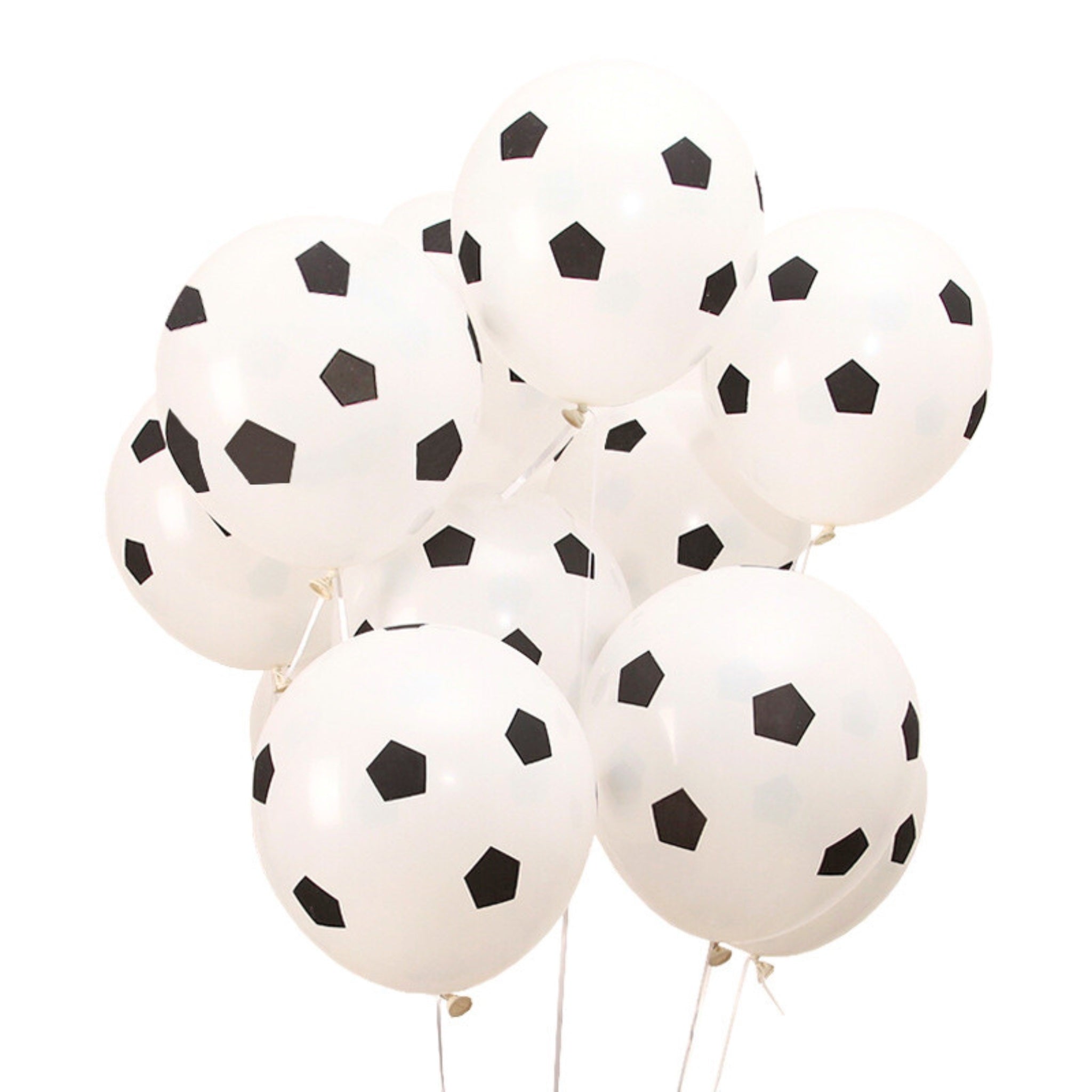 Soccer Ball Latex Balloon Mix (set of 10)