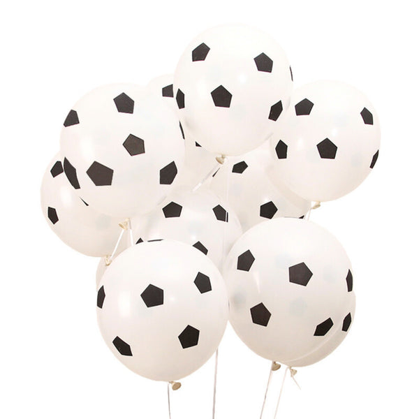 Soccer Ball Latex Balloon Mix (set of 10)