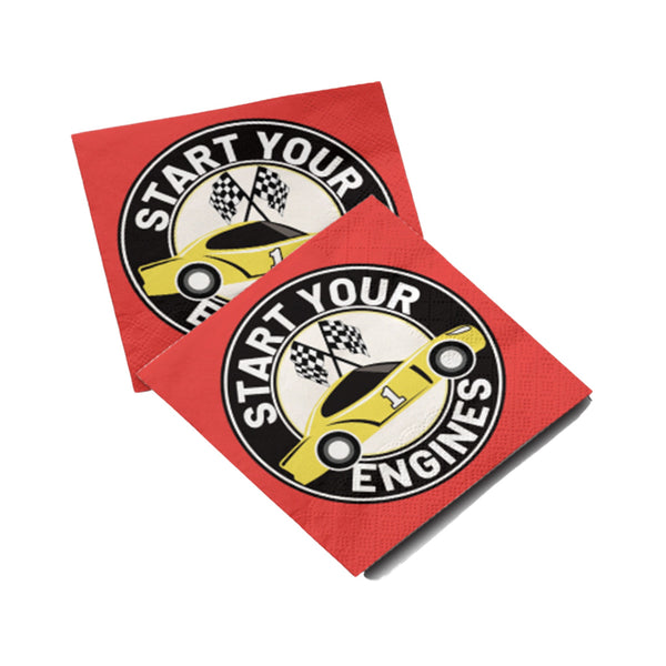 Start Your Engines Paper Napkins (pack of 20)