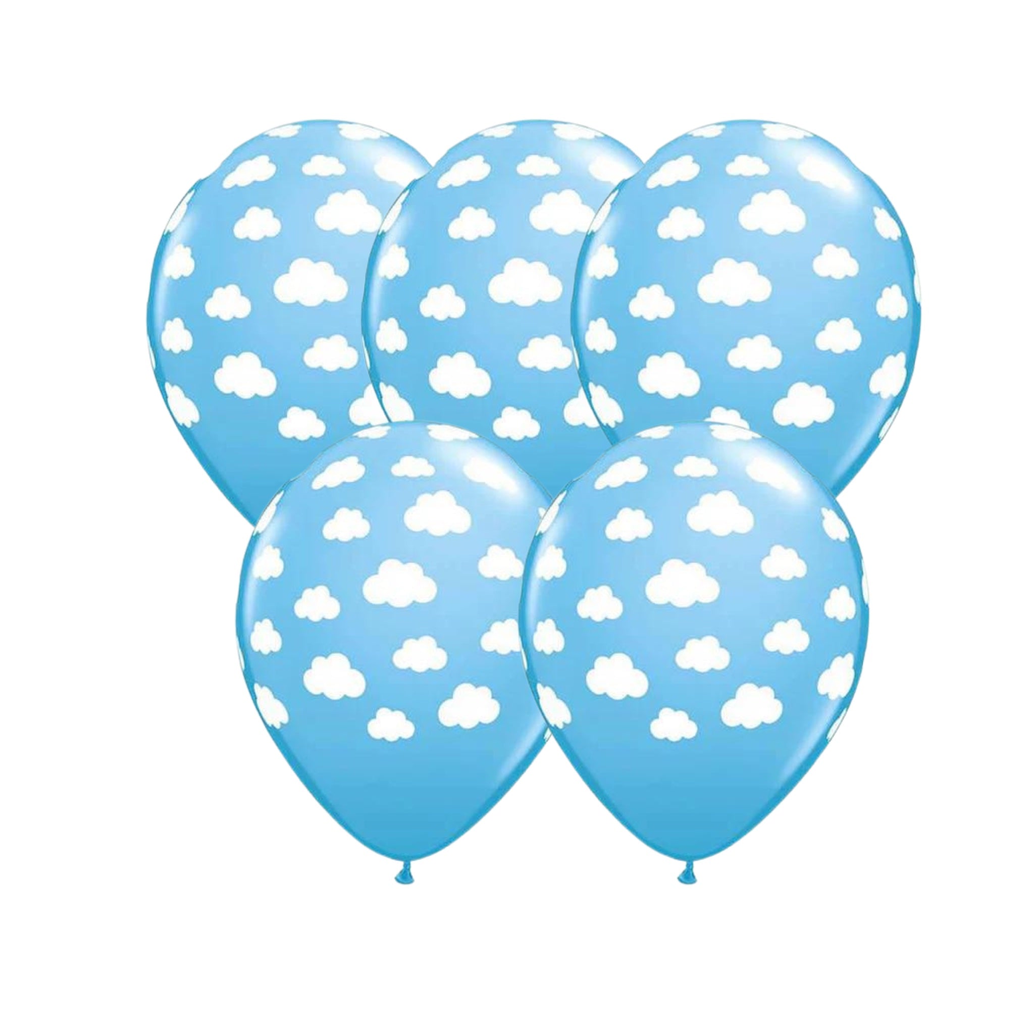 Cloud Print Latex Balloon (set of 5)