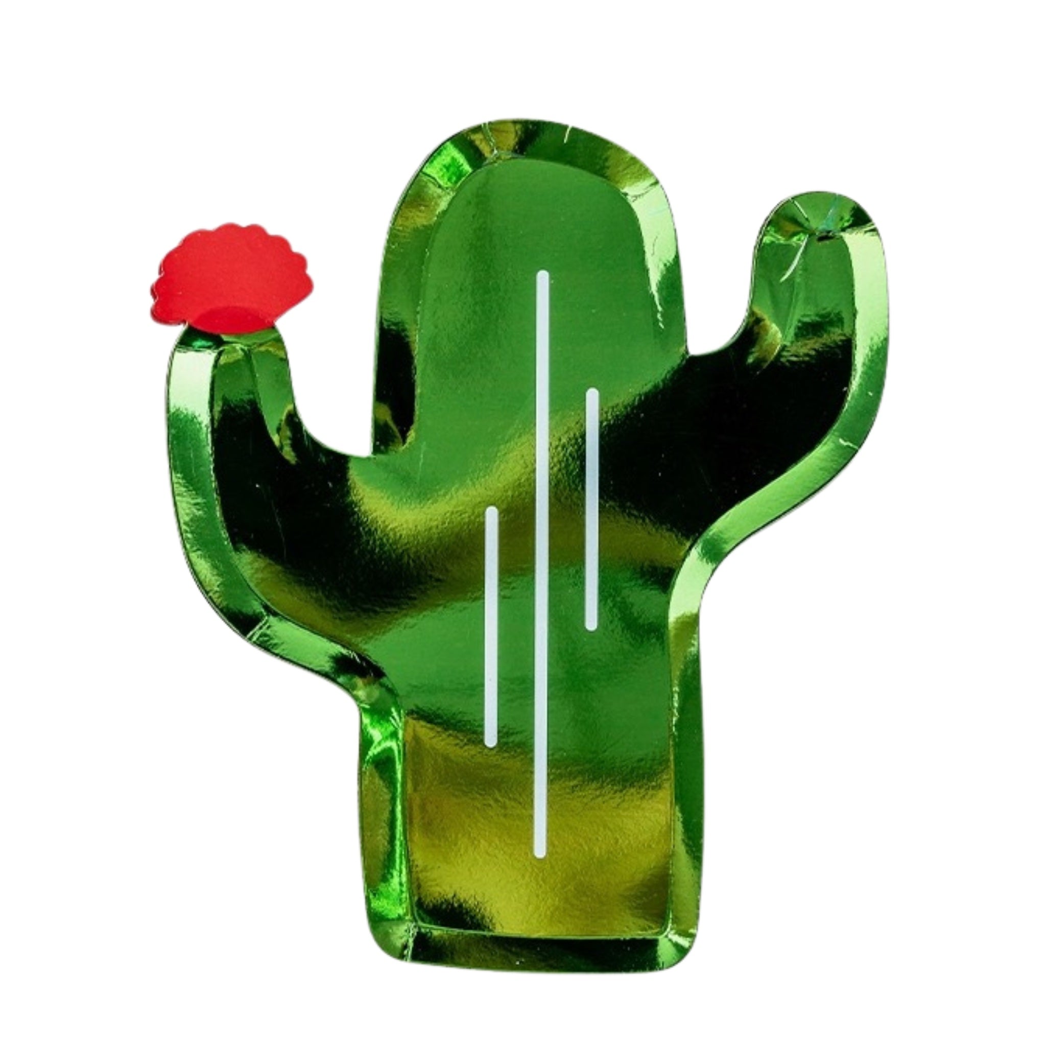 Cactus Shaped Plates (set of 8)