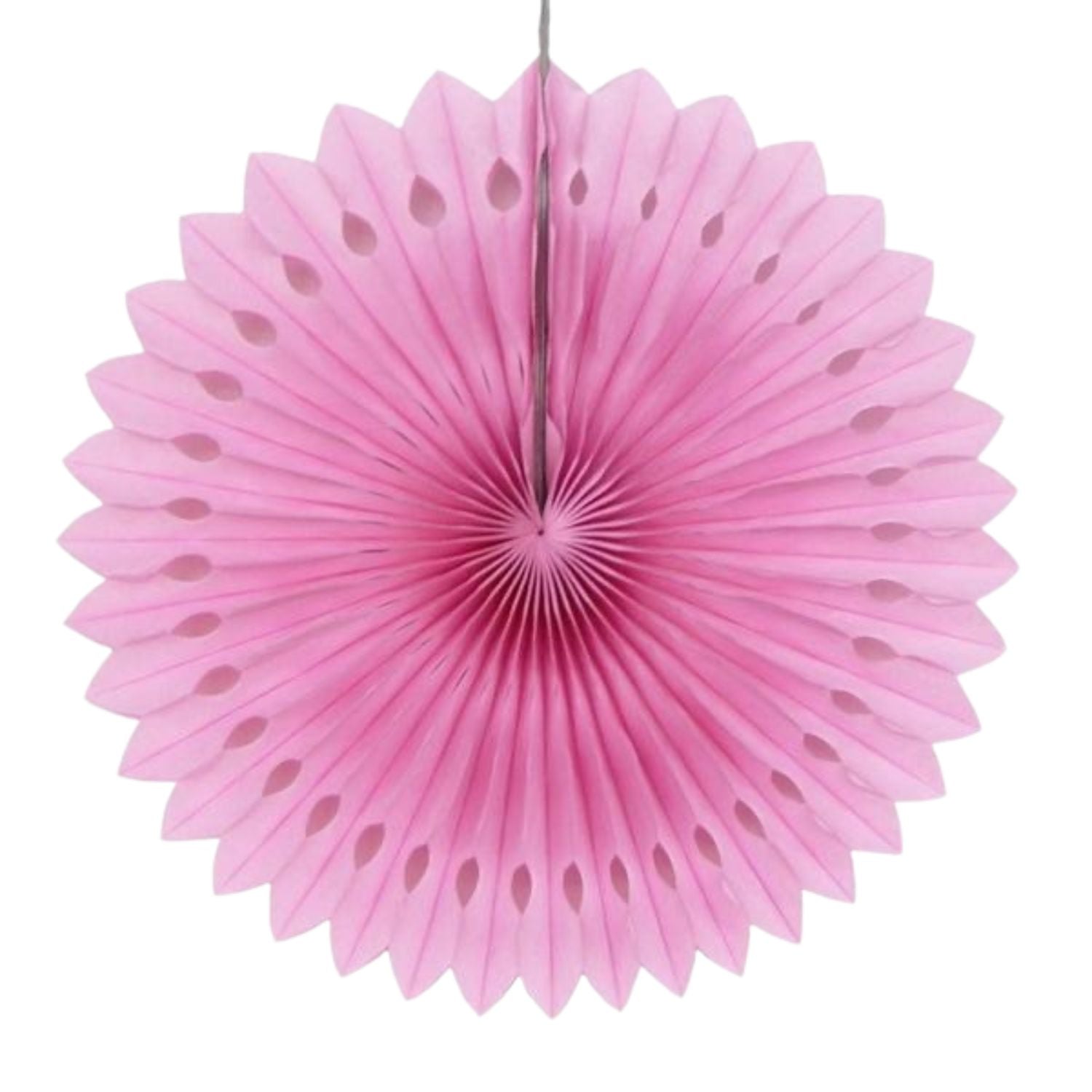 Soft Pink Honeycomb Fan, medium (set of 1)