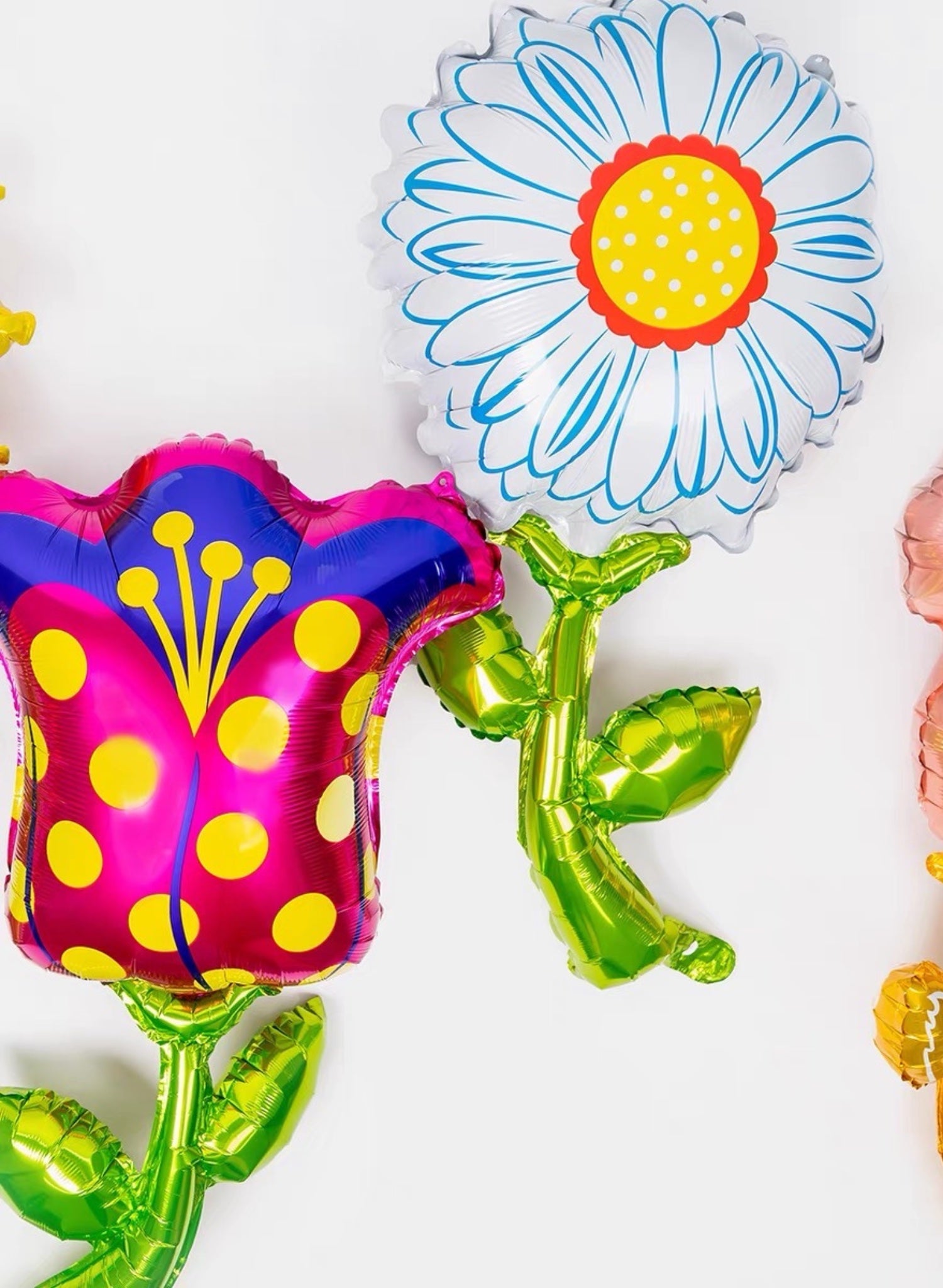 Dandelion Rose Foil Balloon