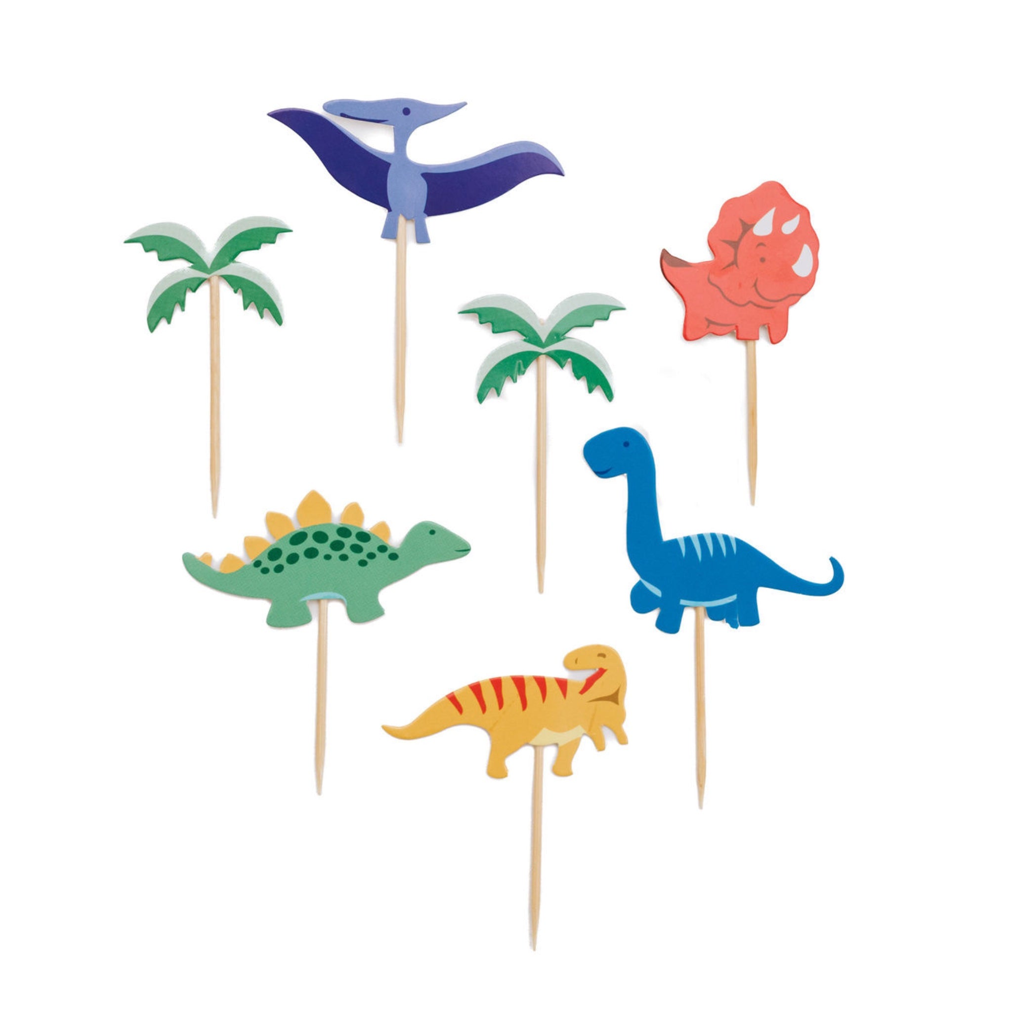 Dinosaur Cake Topper Mix (set of 12)