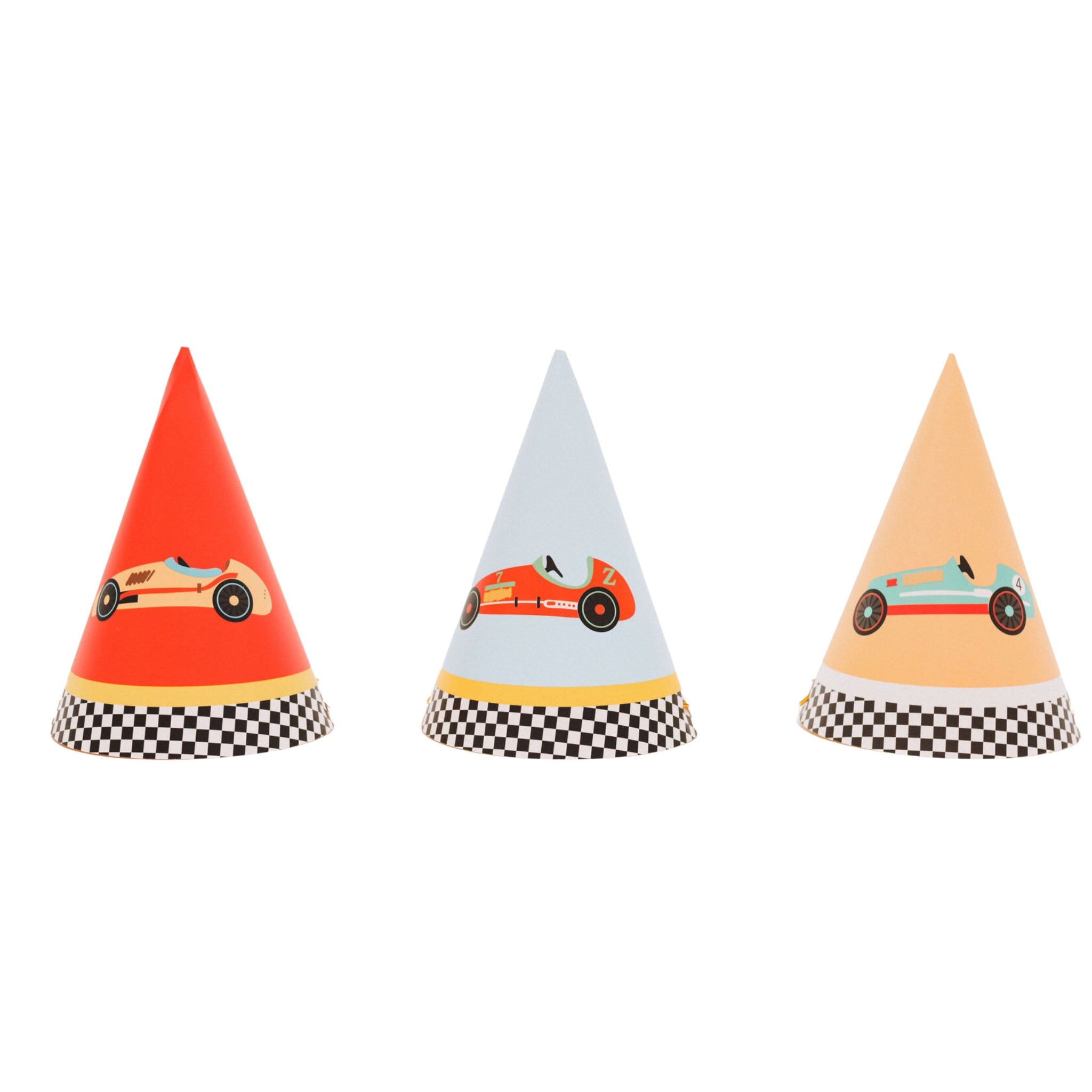 Race Car Party Hat (set of 8)