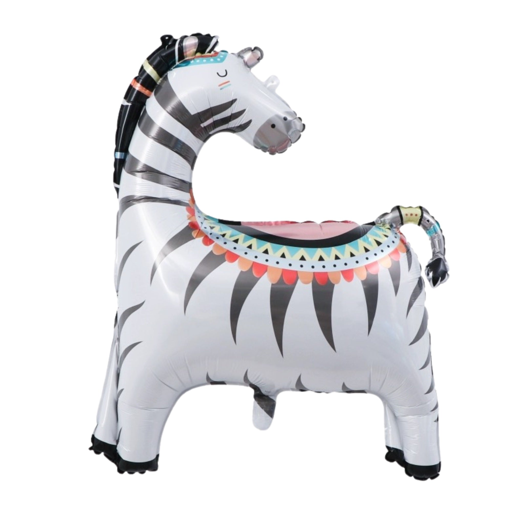 FIESTA Zebra Foil Balloon