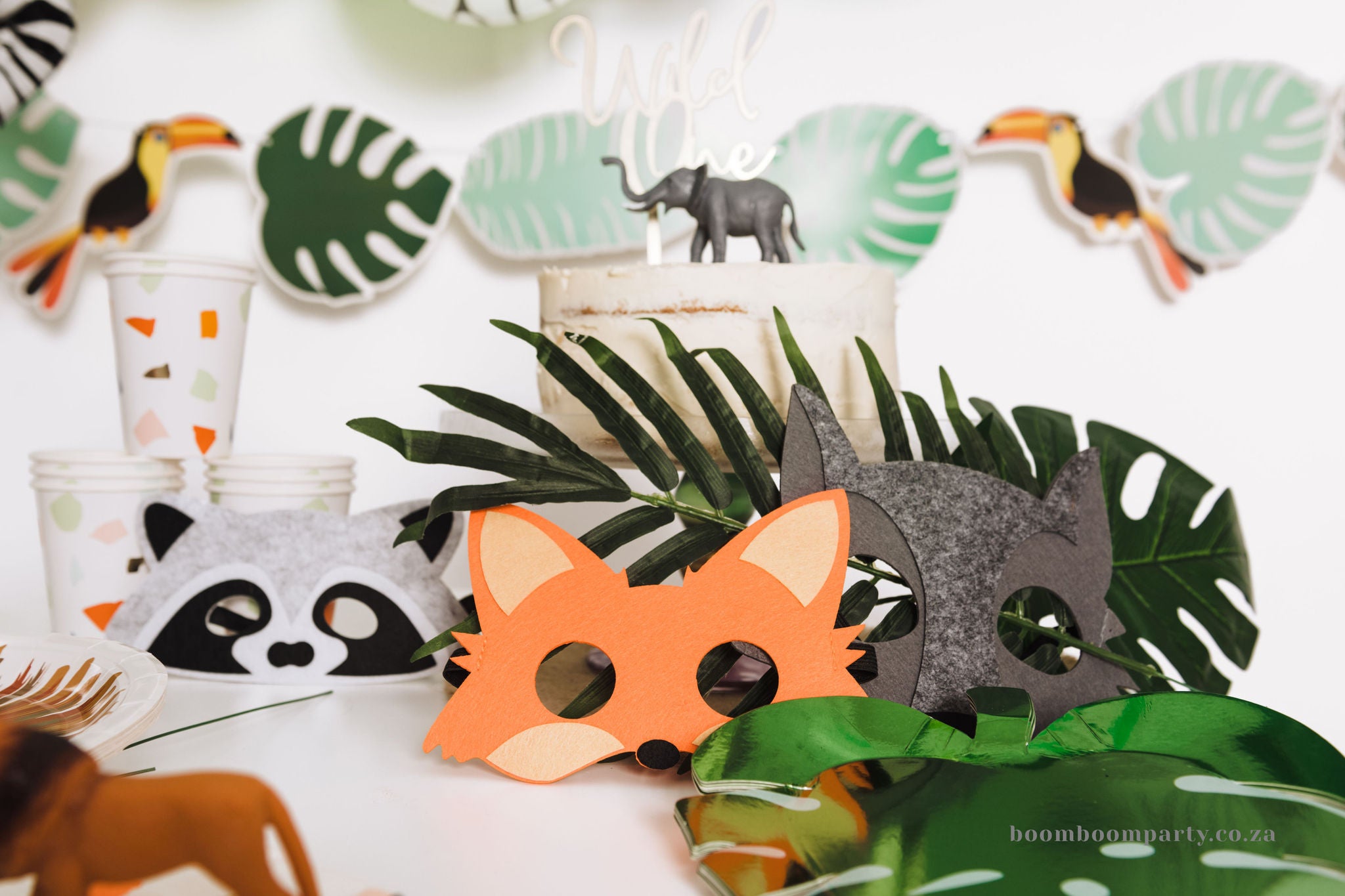 Party Animal Felt Masks (set of 8)