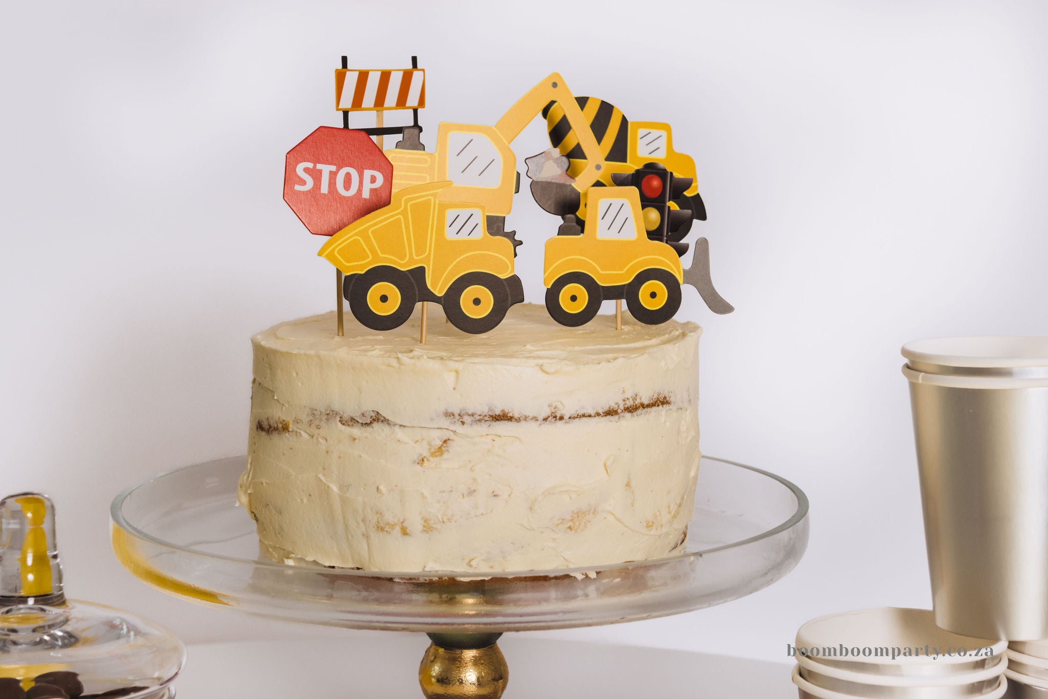 Construction Cake Topper Mix (set of 7)