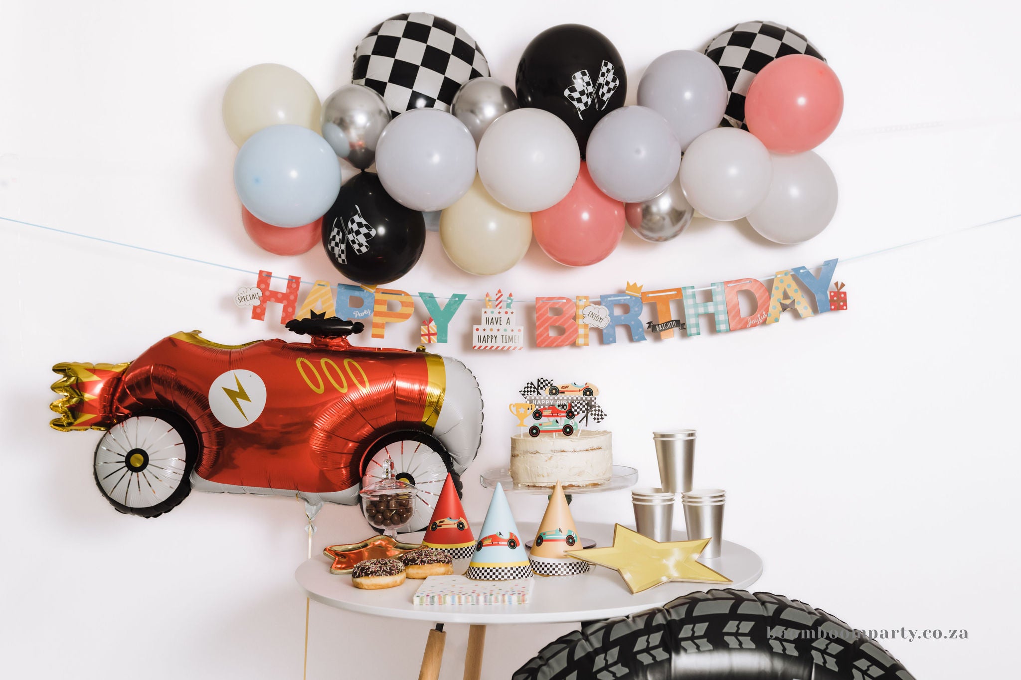 Race Car Party Hat (set of 8)